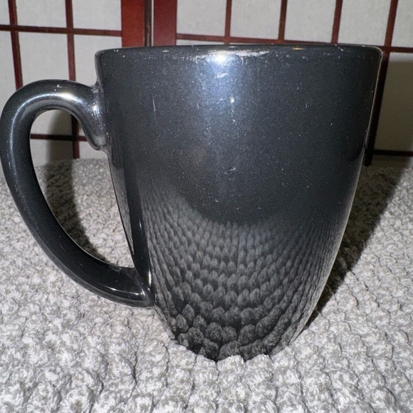 Corelle Stoneware Black Coffee Cups Mugs Set of 2 - Picture 5 of 15